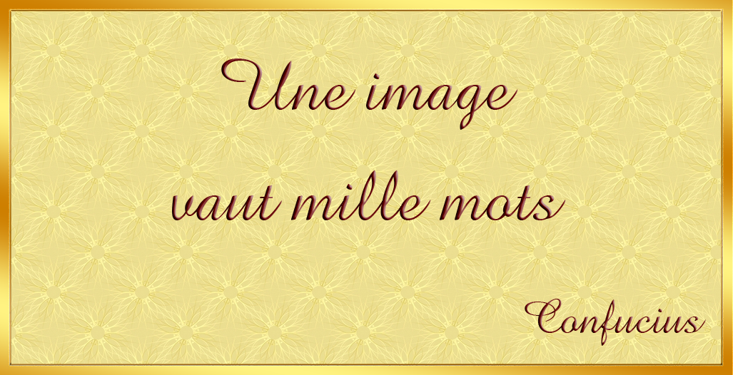 Une image vaut mille mots